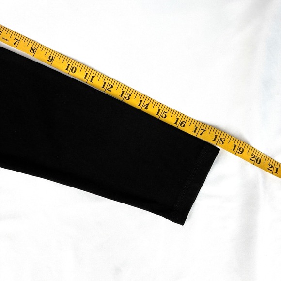 Michael Kors Dress Small Black with Stripped Ruffle Hem Y2K Minimalist - Picture 11 of 12